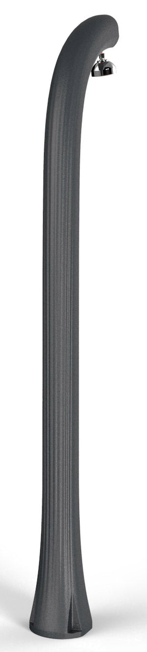 Doccia Solare da Esterno Giardino 30L Miscelatore Arkema Jolly Plus Grigio Antracite