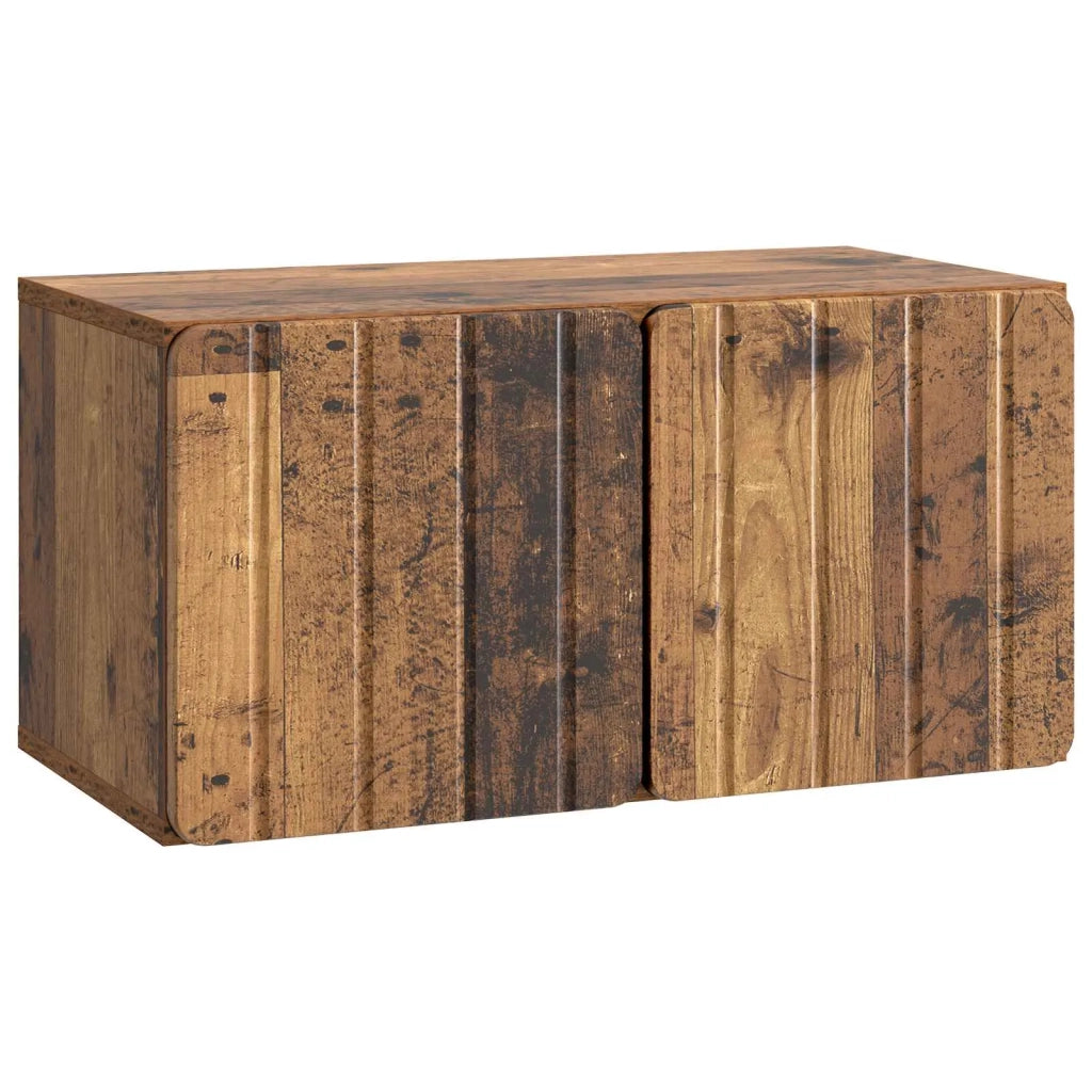 Mobile Porta TV da Muro Legno antico 59,5 x 31 x 30 cm