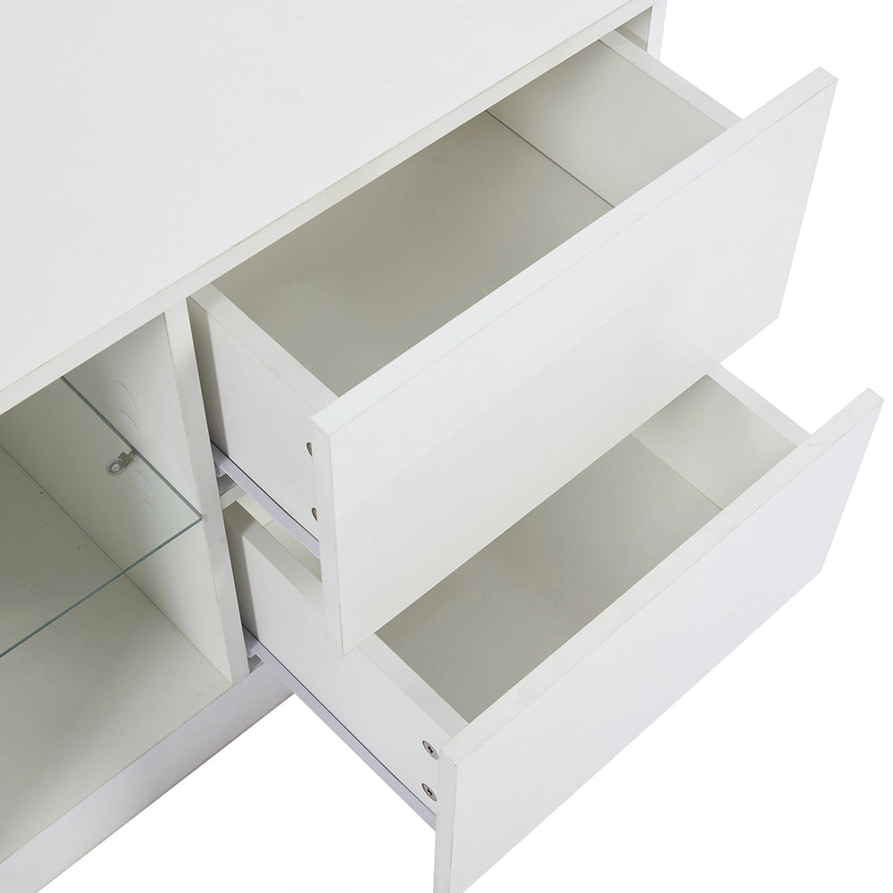 Mobile TV LED - Xylo - 160x40x52cm lucido per 65"