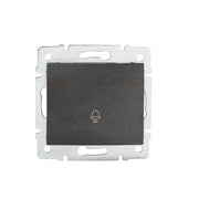 Pulsante campanello illuminato LOGI grafite Kanlux 25249