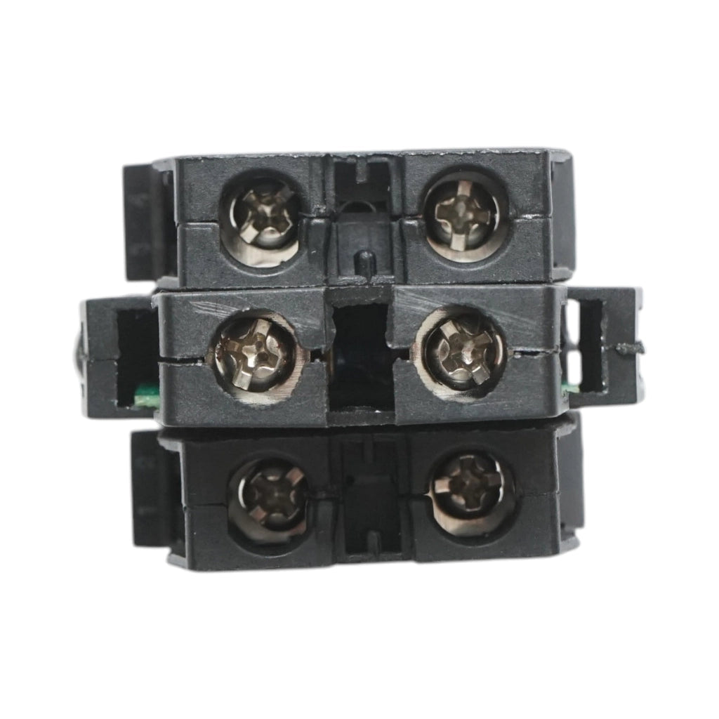 Pulsante di comando convesso illuminato 24V AC/DC LED giallo con ritorno 1NO+1NC, 10A/600V AC, 1A/250V DC LA42 Breckner Germany