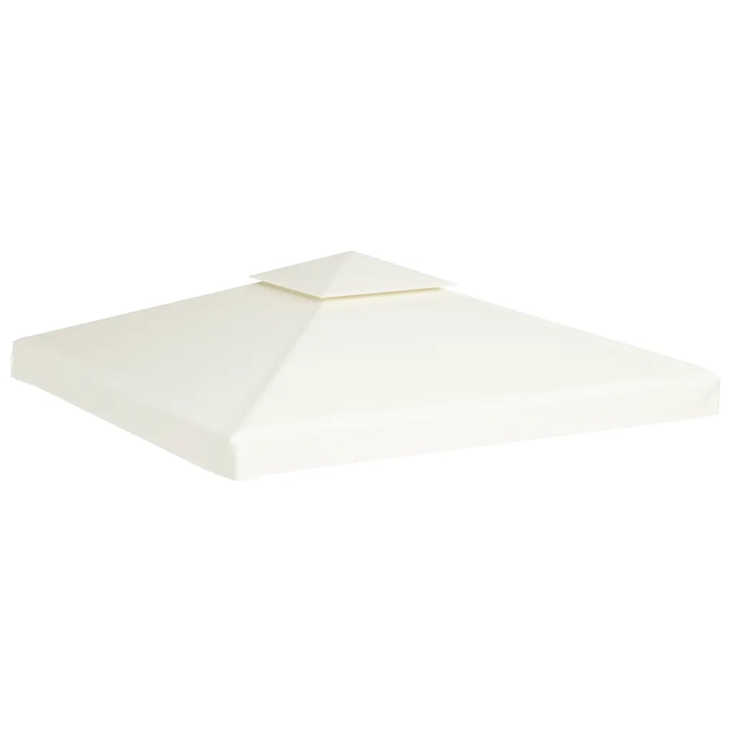 Telo di Ricambio per Gazebo 310g/mÂ² Bianco Crema 3x3m