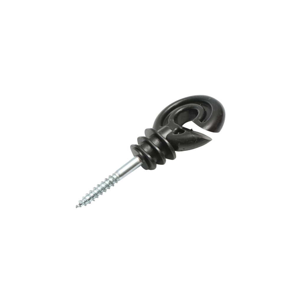 ISOLATORI PER RECINTO ELETTRICO ISOLATORI per Pali in Legno MATERIALE PP NERO OPACO isolatore recinzioni elettriche BRECKNER GERMANY
