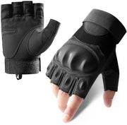 Manici estivi tattici per uomini e donne - Manici senza dita - Manici per bicicletta da outdoor - Adatti per sport all'aperto, motociclette, biciclette, allenamento, fucili di paintball, tiro, caccia, camminata (L)