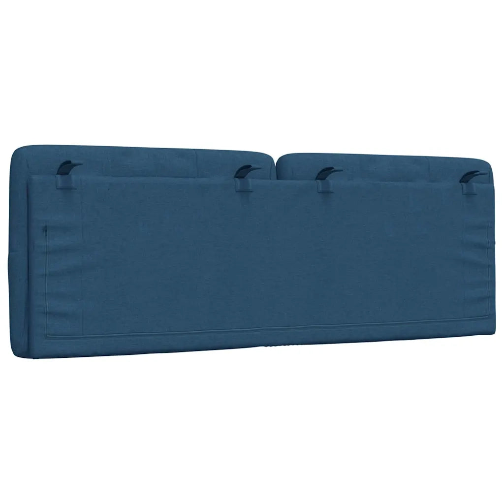 Cuscino Testiera-Cuscino per Testiera Blu 140 cm in Tessuto