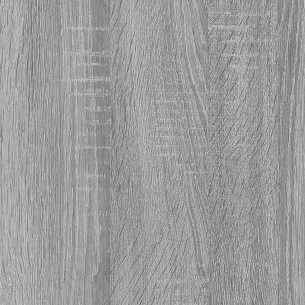 Comodino-Tavolino da notte Grigio Sonoma 40x30x30 cm in Legno Multistrato 870865