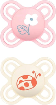 Matrice di protezione in silicone extra sottile, auto-sterilizzante, rosa, 0-2 mesi (2 pezzi)