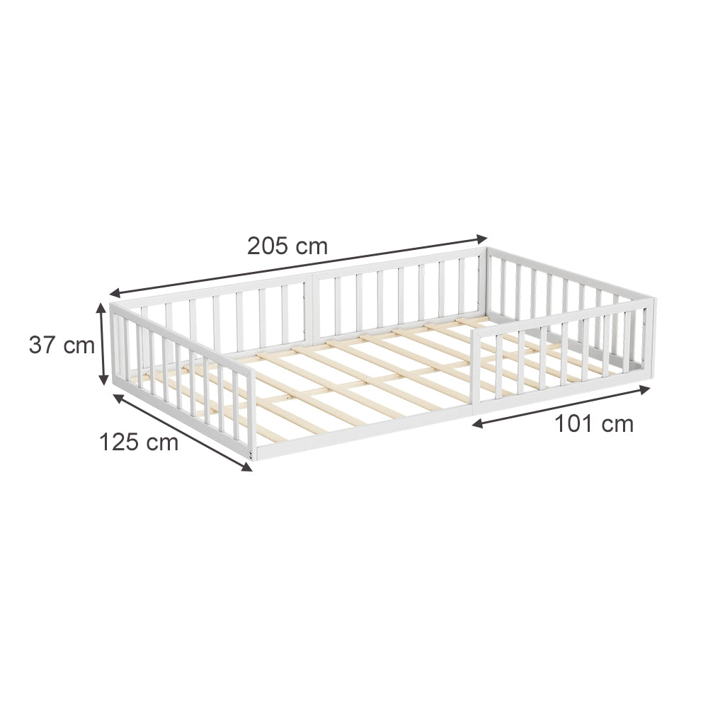 Vitalispa Letto per bambini Bianco 205 x 125 cm Senza materasso