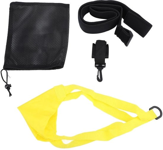 Set di allenamento con paracadute da nuoto professionale - Cintura di resistenza idrodinamica per nuoto - Ripiegabile - Portatile - Sicuro - Leggero - Materiale - Paracadute da nuoto

Modello: 
Misure: 
Peso: 
Materiali: 
Caratteristiche:
