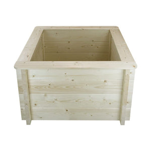 L?aiuola di giardino sopraelevata in legno - 78x78x46 cm - Timbela M620