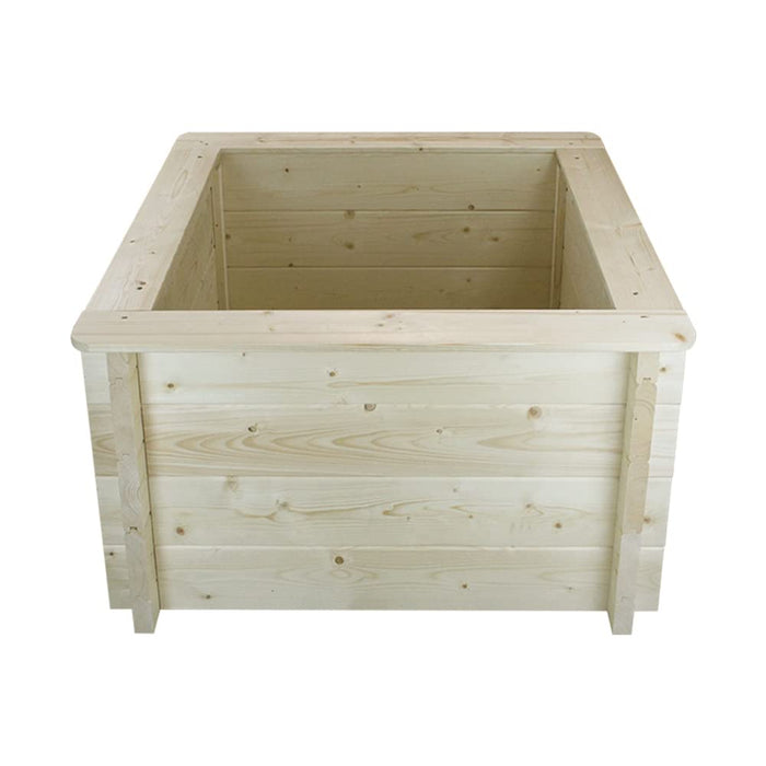 L?aiuola di giardino sopraelevata in legno - 78x78x46 cm - Timbela M620
