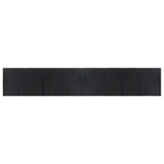 Tappeto del soggiorno | Tappeto Rettangolare Nero 70x400 cm in Bamb¨´