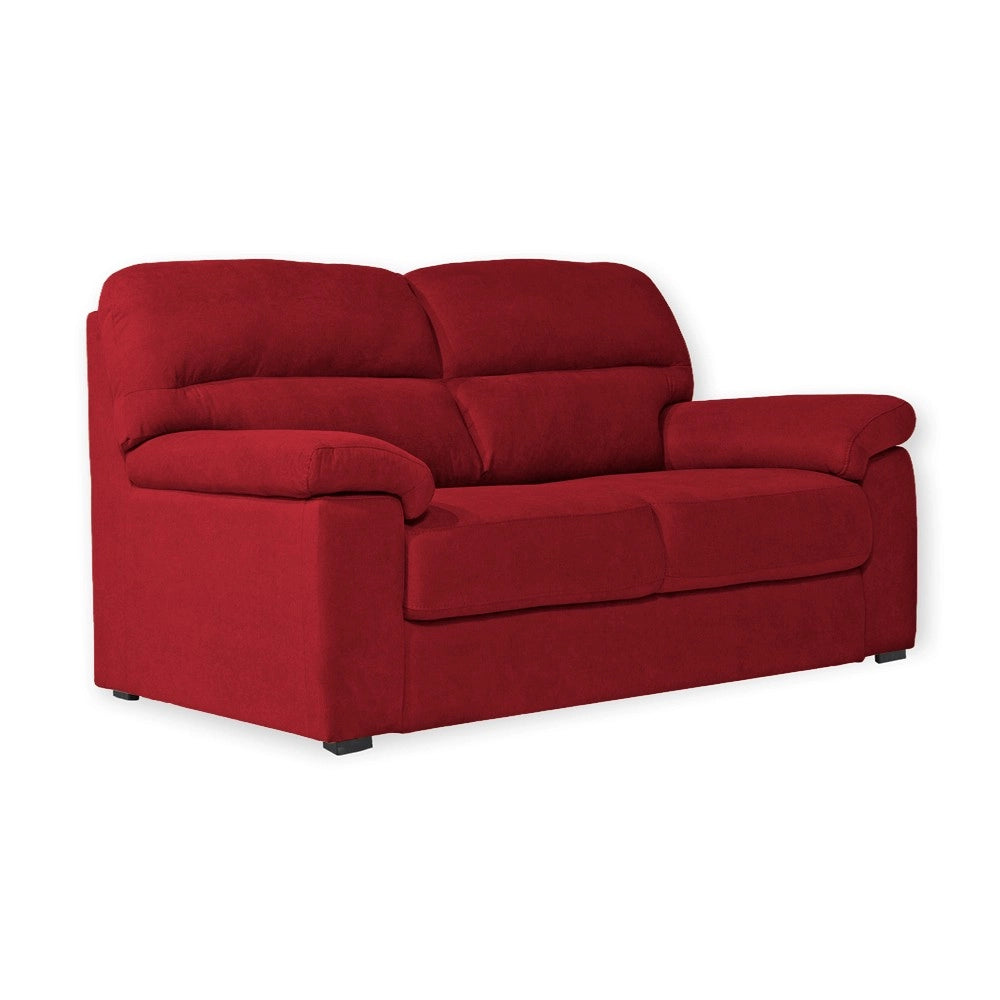 Divano 3 posti Alenda tessuto Roma18 colore Bordeaux 211x98x92h
