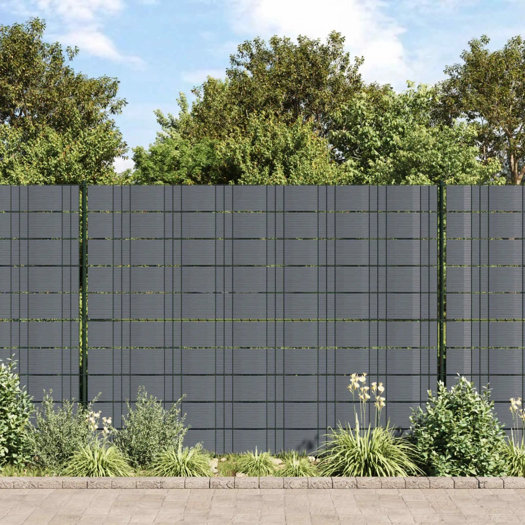 Nastro Privacy per Recinzione Grigio Scuro CFW6551238