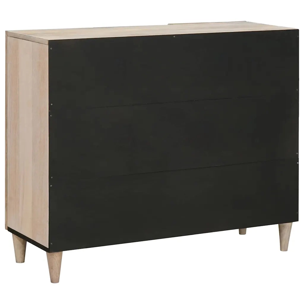 Credenza | Madia | Buffet da pranzo | Armadio da pranzo Bianco Sbiancato 90 x 33 x 75 cm