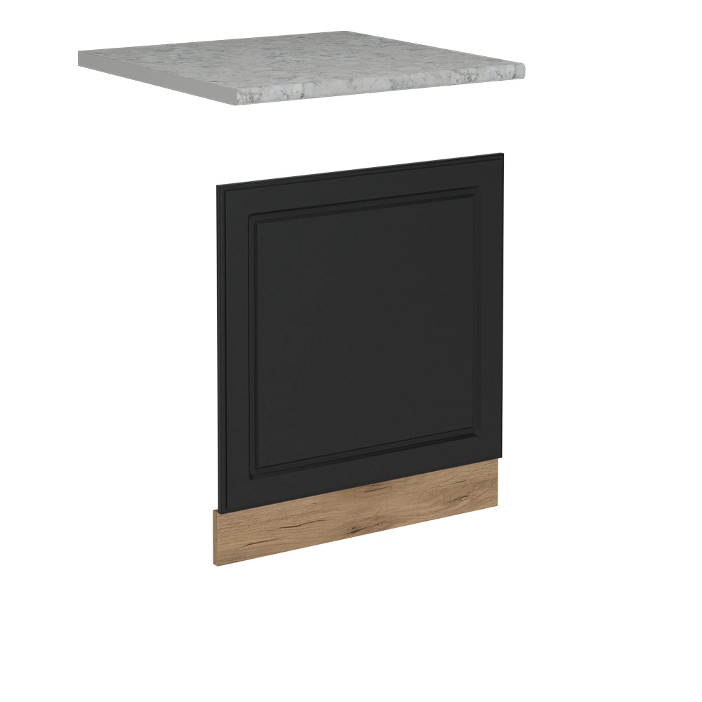 Pannello frontale R-Line Antracite rustico/Rovere dorato 60 cm, PL Marmo Vicco
