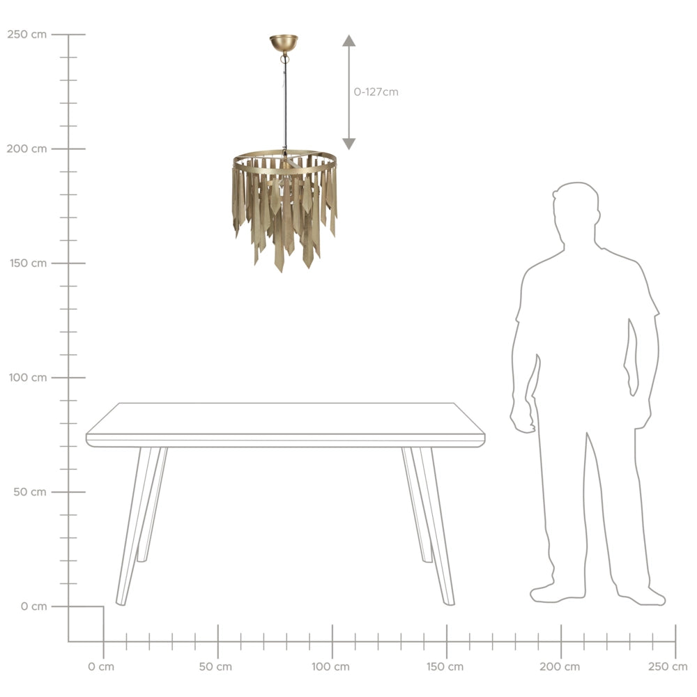 Lampadario in metallo ottone stile moderno contemporaneo retrò