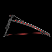 Panca Fitness per Addominali Inclinata Multifunzione Regolabile