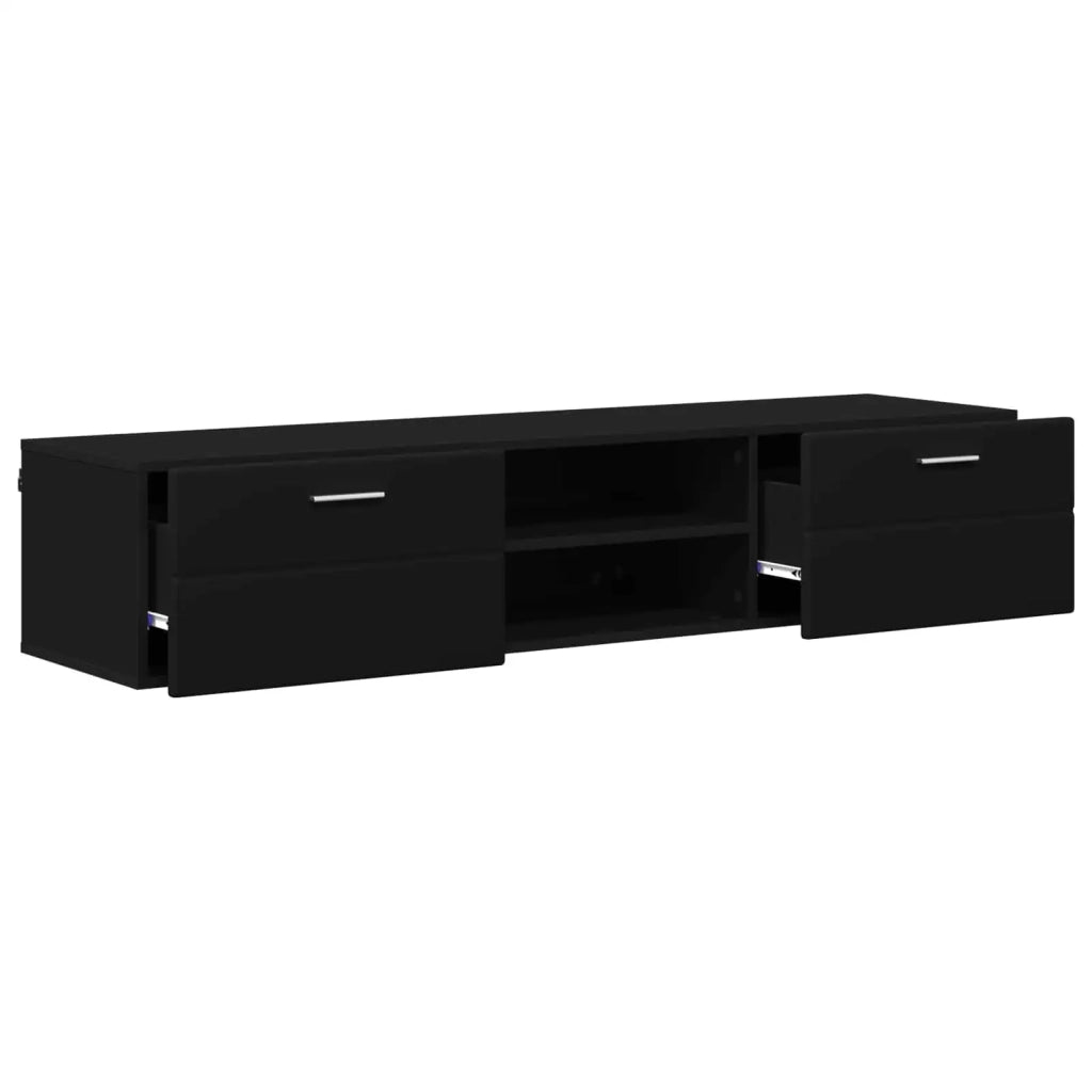 Armadio in Legno Nero 150 x 39 x 30 cm Legno multistrato 880232
