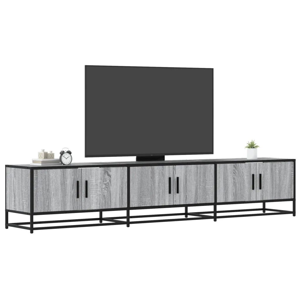 Mobile Porta TV Grigio Sonoma 210x35x41 cm in Truciolato 3300793
