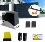 AUTOMAZIONE CANCELLO SCORREVOLE 4 Q.li 24 V KIT AUTOMATISMO 4 METRI CREMAGLIERA