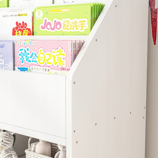 Scaffale Verticale per Bambini – Libreria e Mobile Porta Giocattoli