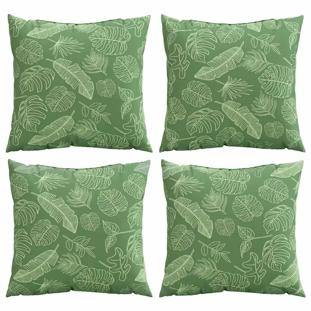 Cuscini Scatter Foglia 4 pcs Motivo Foglia 50 x 50 cm 360400