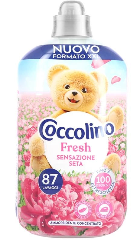 COCCOLINO AMMORBIDENTE CONCENTRATO FRESH SENSAZIONE SETA 1827ML 87 LAVAGGI