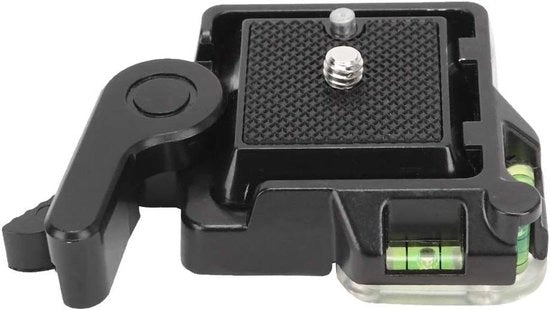 Adattatore di rilascio rapido per fotocamere, piattaforma di connessione rapida professionale, maniglia di fissaggio in alluminio.