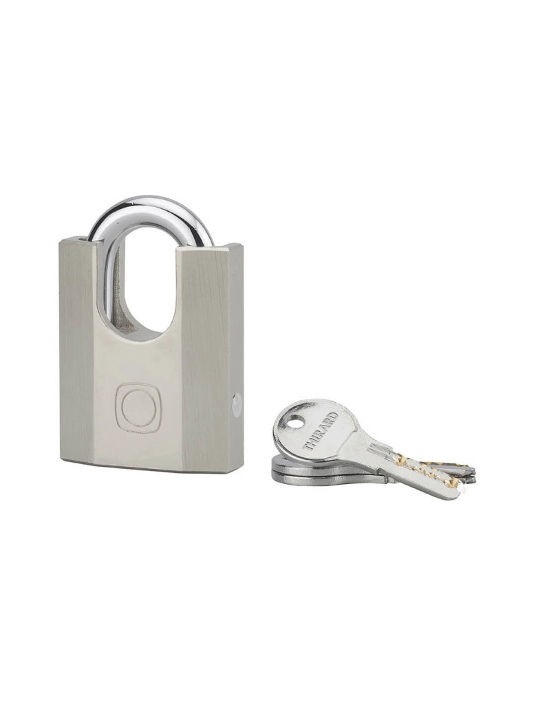Lucchetto OCTO-P 60 mm con arco alto in acciaio, per esterno, 3 chiavi – THIRARD