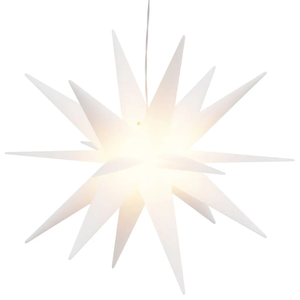 vidaXL Luce di Natale con LED Pieghevole Bianca 43 cm