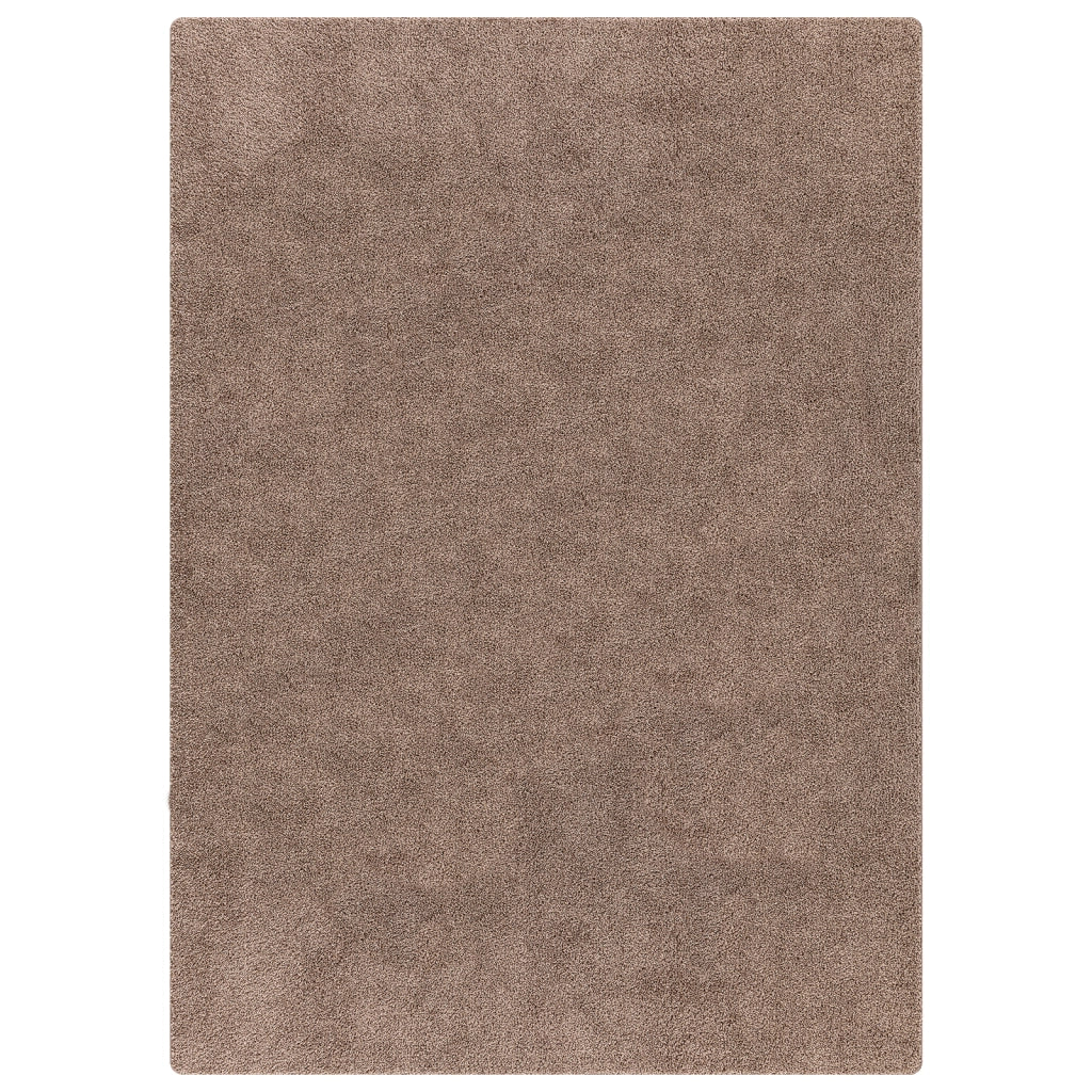 Tappeto Shaggy con retro in lattice marrone 160x230 cm