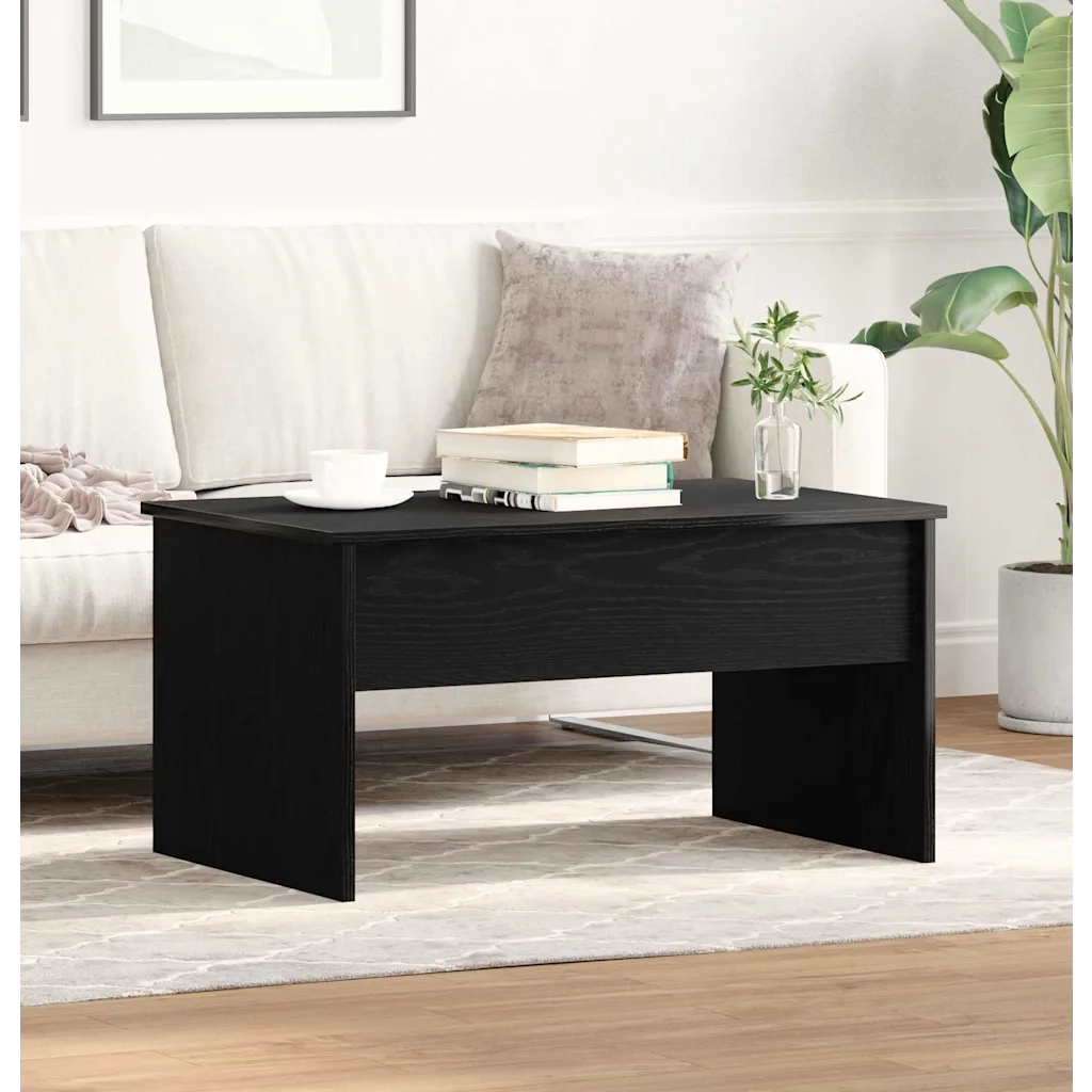 Tavolino da salotto Rovere Nero 80 x 50,5 x 41,5 cm 862766