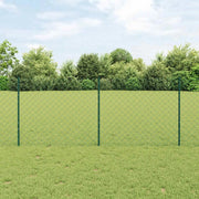 Recinzione a maglie con palo 10 x 1 m Acciaio rivestito in PVC 3336240