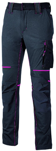 U-Power PANTALONE WORLD LADY Col. Grigio/Fucsia  Mis. M