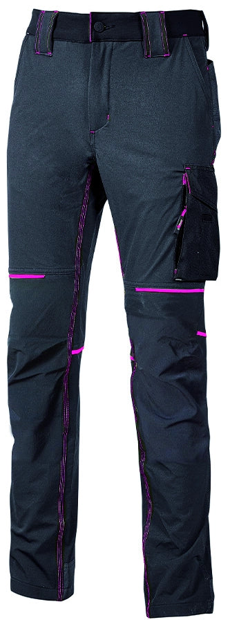 U-Power PANTALONE WORLD LADY Col. Grigio/Fucsia  Mis. M