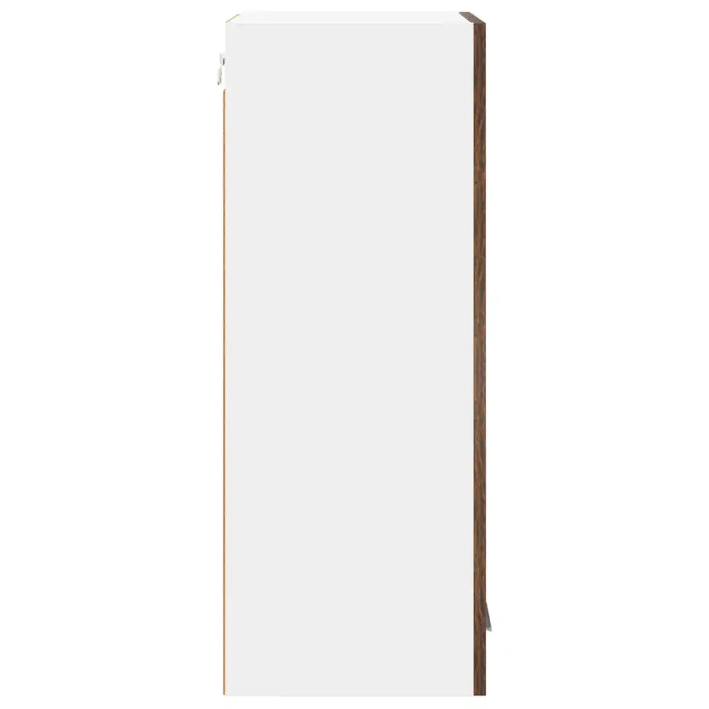 Armadio pensile Rovere Affumicato e Bianco 40 x 31 x 80 cm