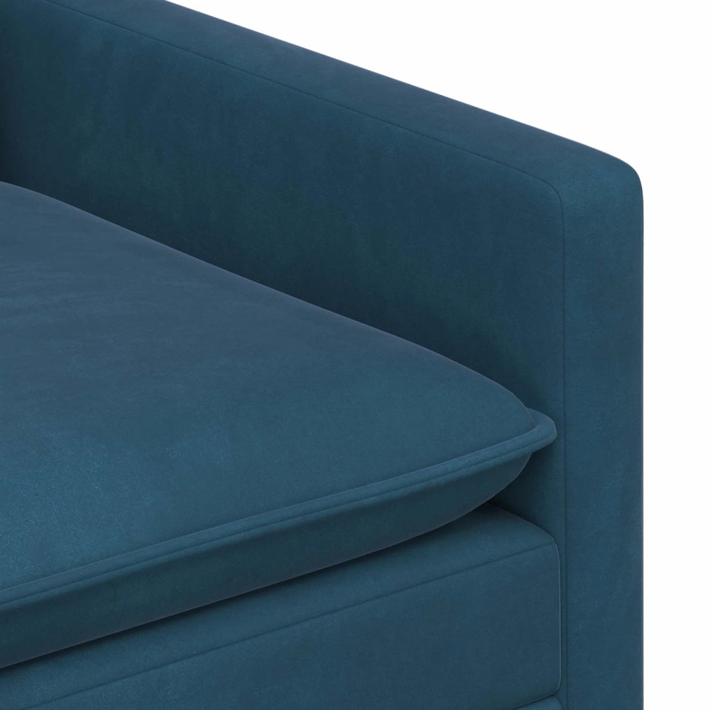 Set di divani 2 pz Blu Velluto 3417033