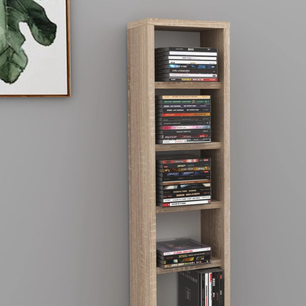 Vicco Scaffale porta cd Sonoma 21 x 91.8 cm