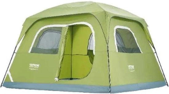 Tenda per Campeggio - Tenda per Famiglia - Tenda per 6 Persone - Opzet Directo - con Tasca Portatile - Campeggio - Verde