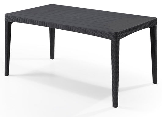 Tavolo da Giardino 160x90x74 cm in Resina Keter Girona Antracite