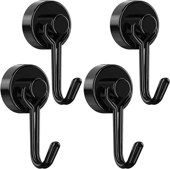 Hanger magnetici, magneetti di neodimio, resistente a 13,6 kg, anticorrosivo, adatto per frigorifero, congelatore, forno, griglia, barbecue, tenuta chiavi, tenuta attrezzi, accessori cucina, cucina, esterno, magneti per appendere corone