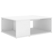 Tavolino da salotto | Tavolino da caff¨¨ | Tavolino da Soggiorno Bianco 90x67x33 cm in Legno Multistrato