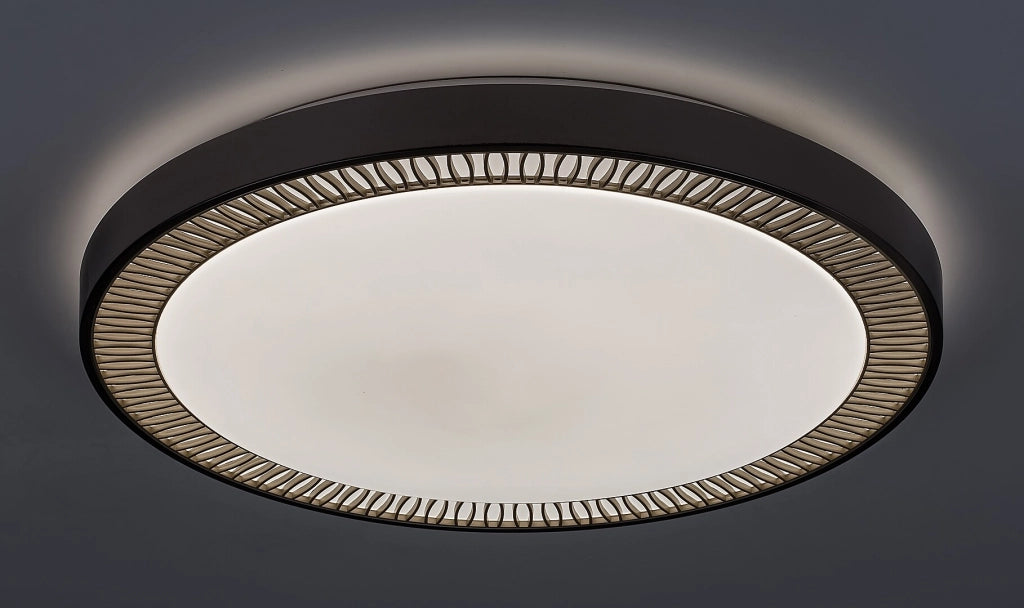 Plafoniera LED 50cm 40W marrone dimmerabile Matea Rabalux