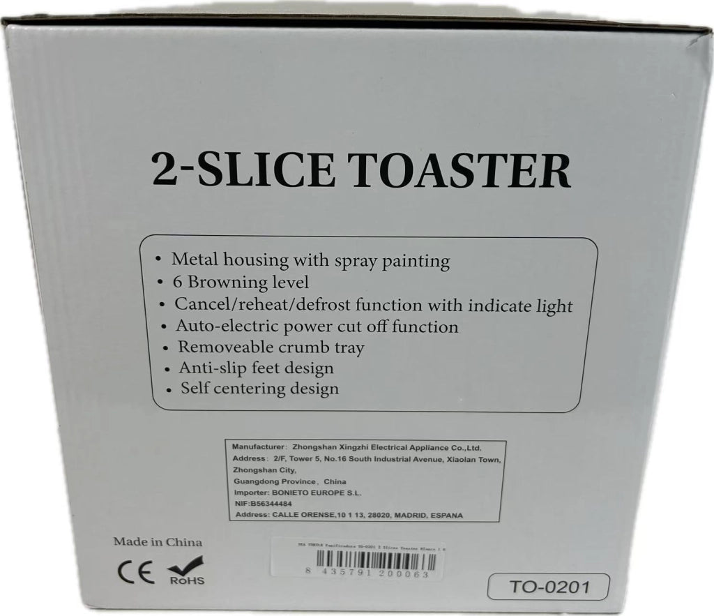 Tostapane automatico multifunzione ¨C zephmum ¨C acciaio inox