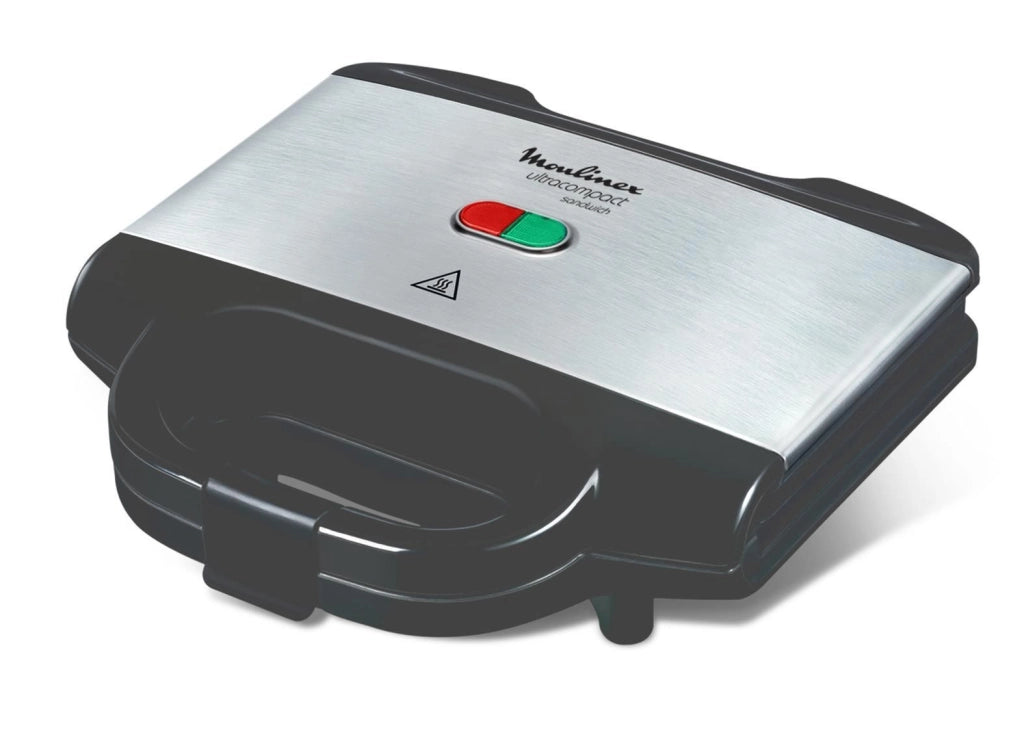Moulinex Ultracompact Metal tostiera 700 W Nero, Argento