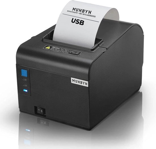 Stampante termica con taglieratrice automatica - USB, LAN e porta seriale - Supporto per Windows - Ideale per sistemi POS