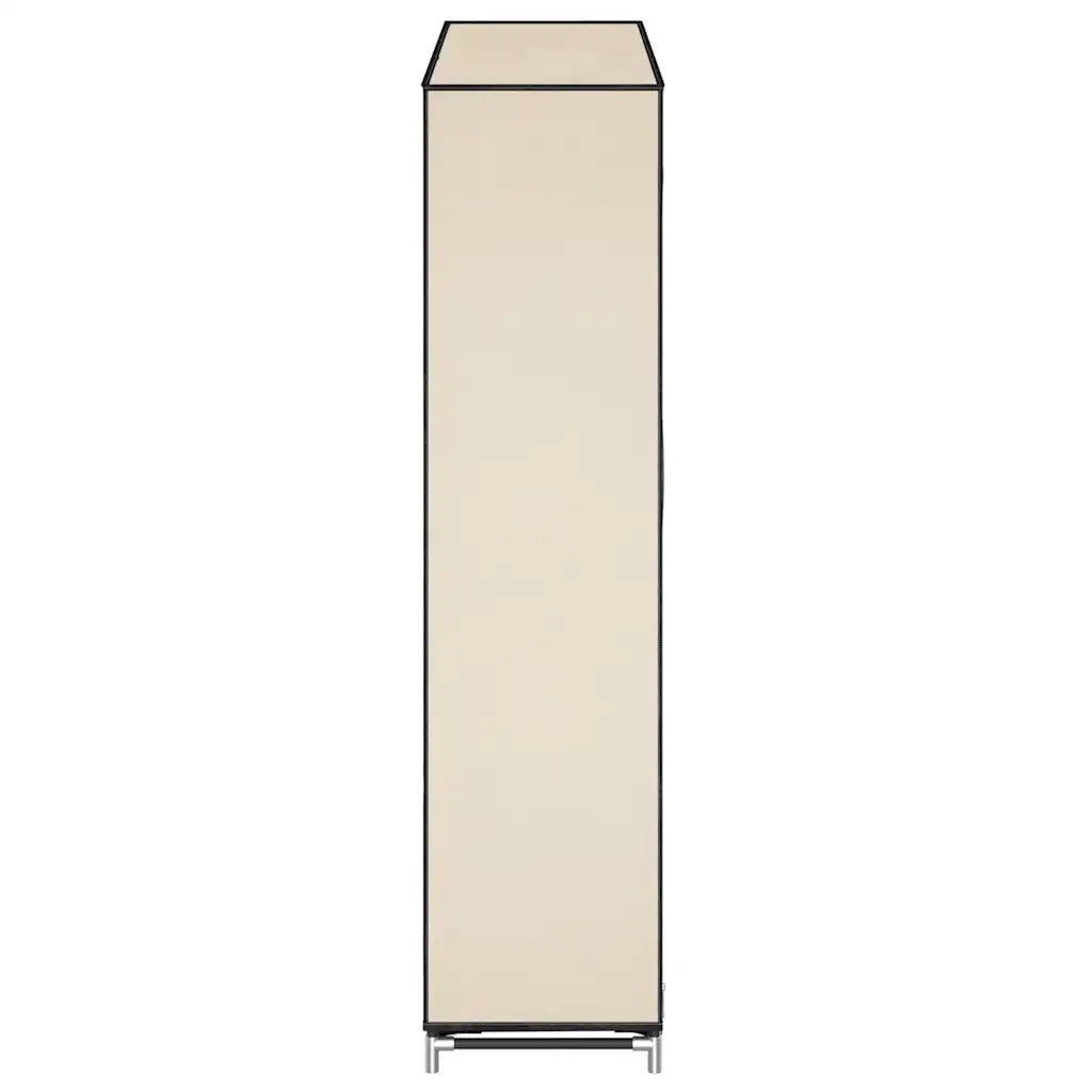 Scarpiera Coperta Crema 115x28x110 cm in Tessuto cod mxl 46536