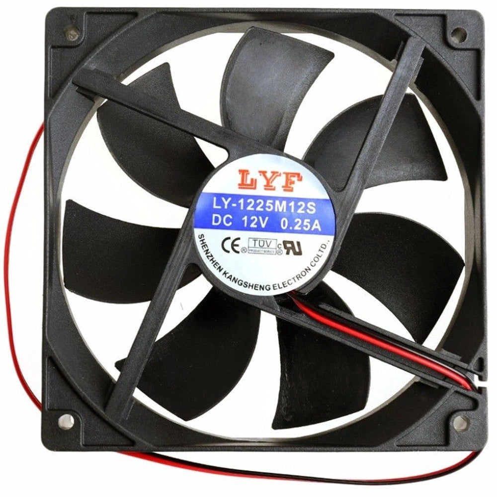 Trade Shop - Ventola Pc 120mm X 25mm Pc Chassis Case Fan 12v / 0.36a 1200rpm 60cfm -