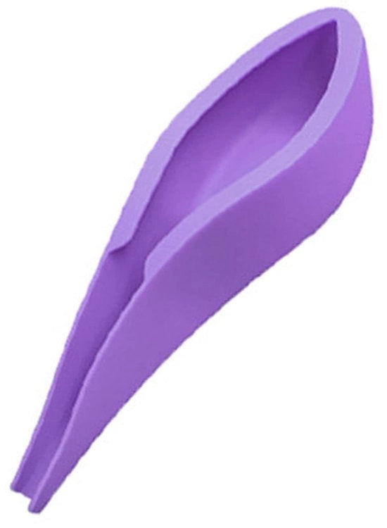 Porta-urinetti portatile - Riciclabile - Femminile - In silicone - Facile da pulire - Compreso sacchetto per l'esterno - Urinoir con imboccatura a forma di cono